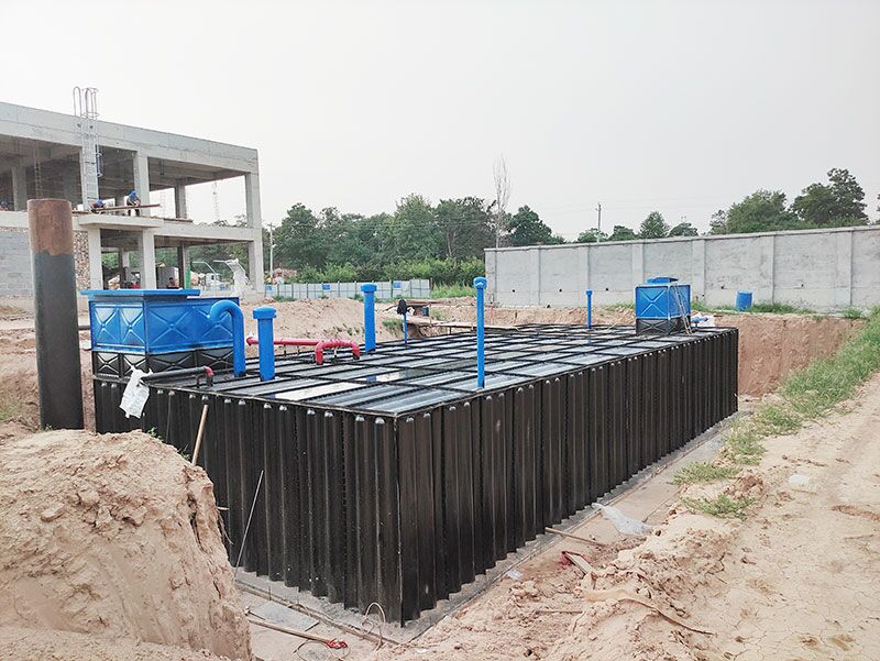 How to disinfect BDF assembled water tank?