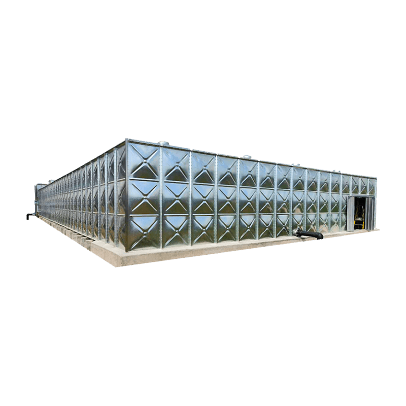 Mingxing Custom-Installed Hot-Dip Galvanized Steel Plate Water Tank